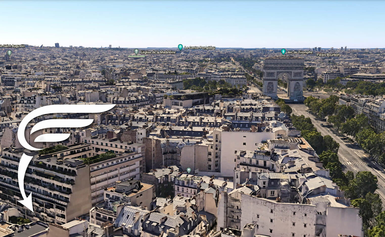 le showroom Amsterdam Air dans le 17e arrondissement