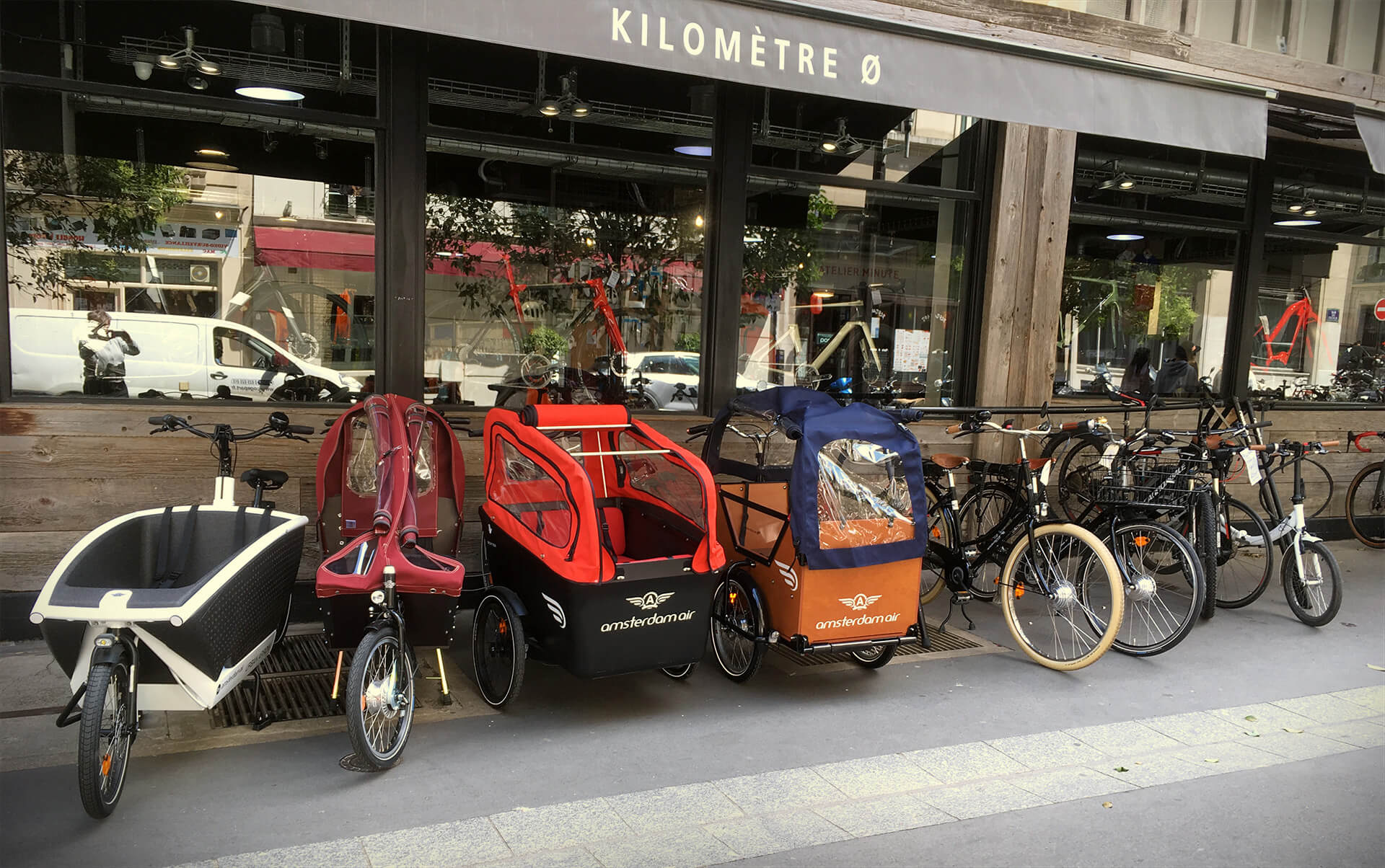 Extérieur de la boutique Le Kilomètre Ø