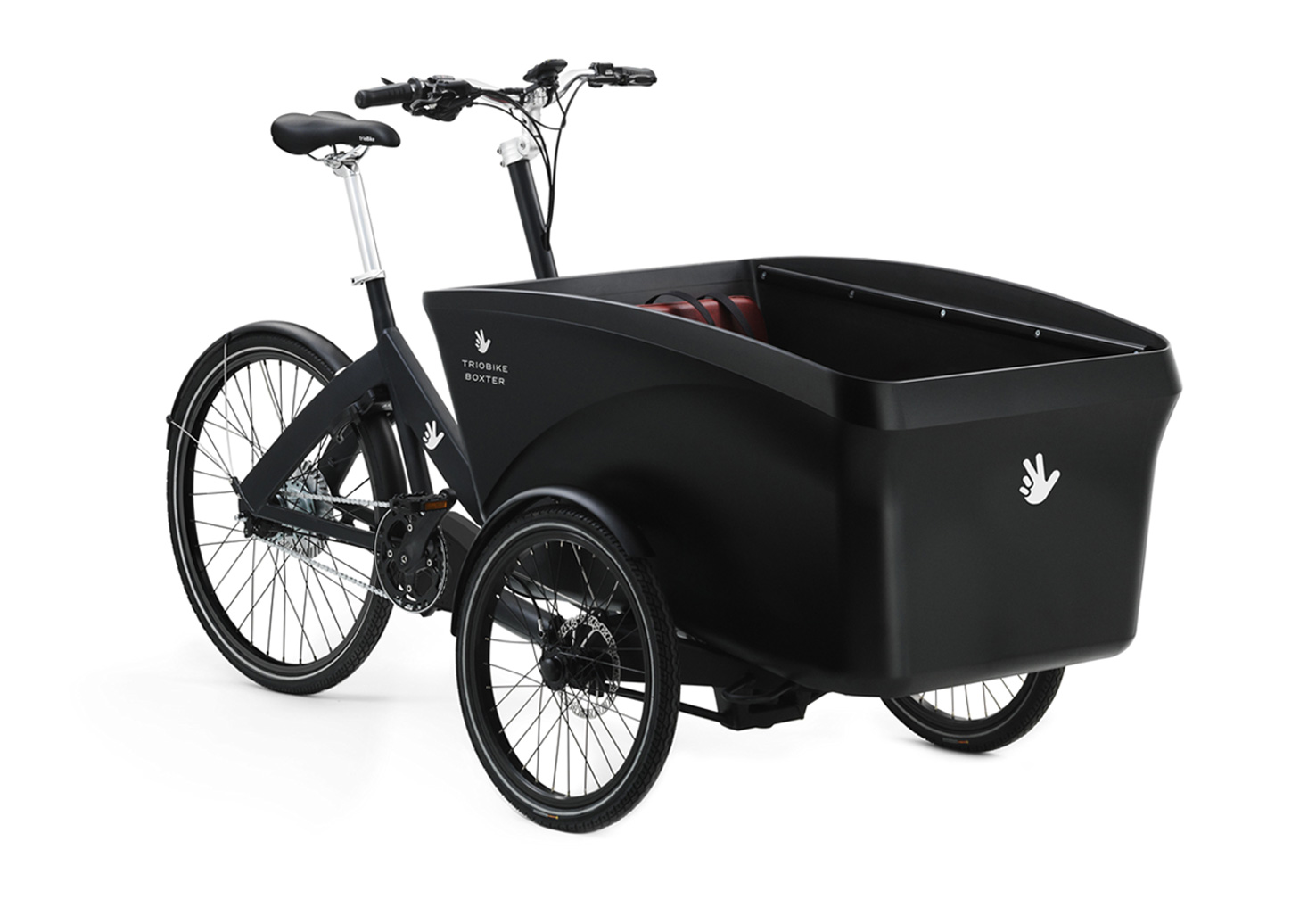 Triporteur électrique Triobike E-Boxter (moteur pédalier)