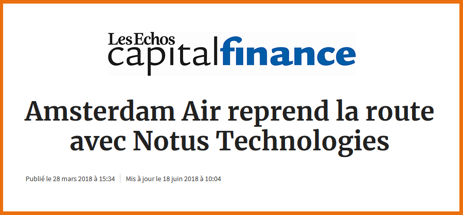Article Les Échos Capital Finance