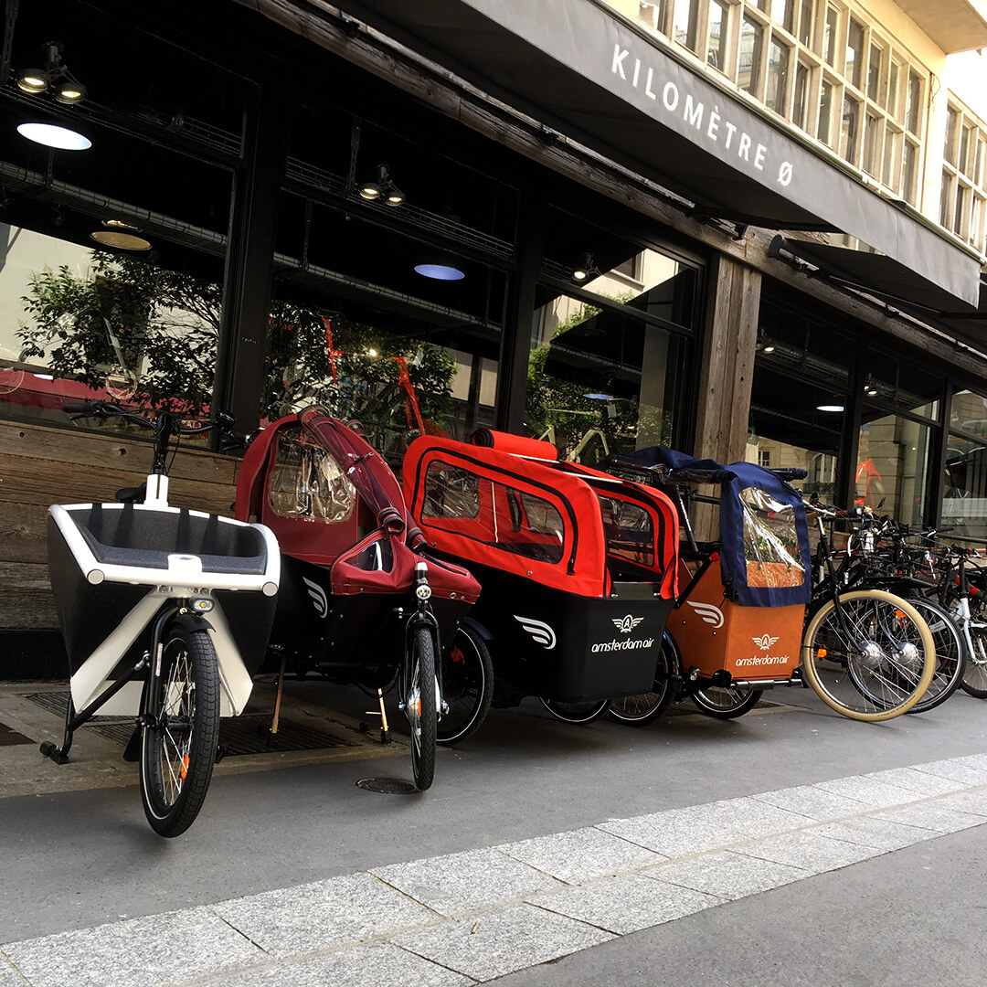 Le showroom parisien d'Amsterdam Air dans la boutique Le Kilomètre Ø