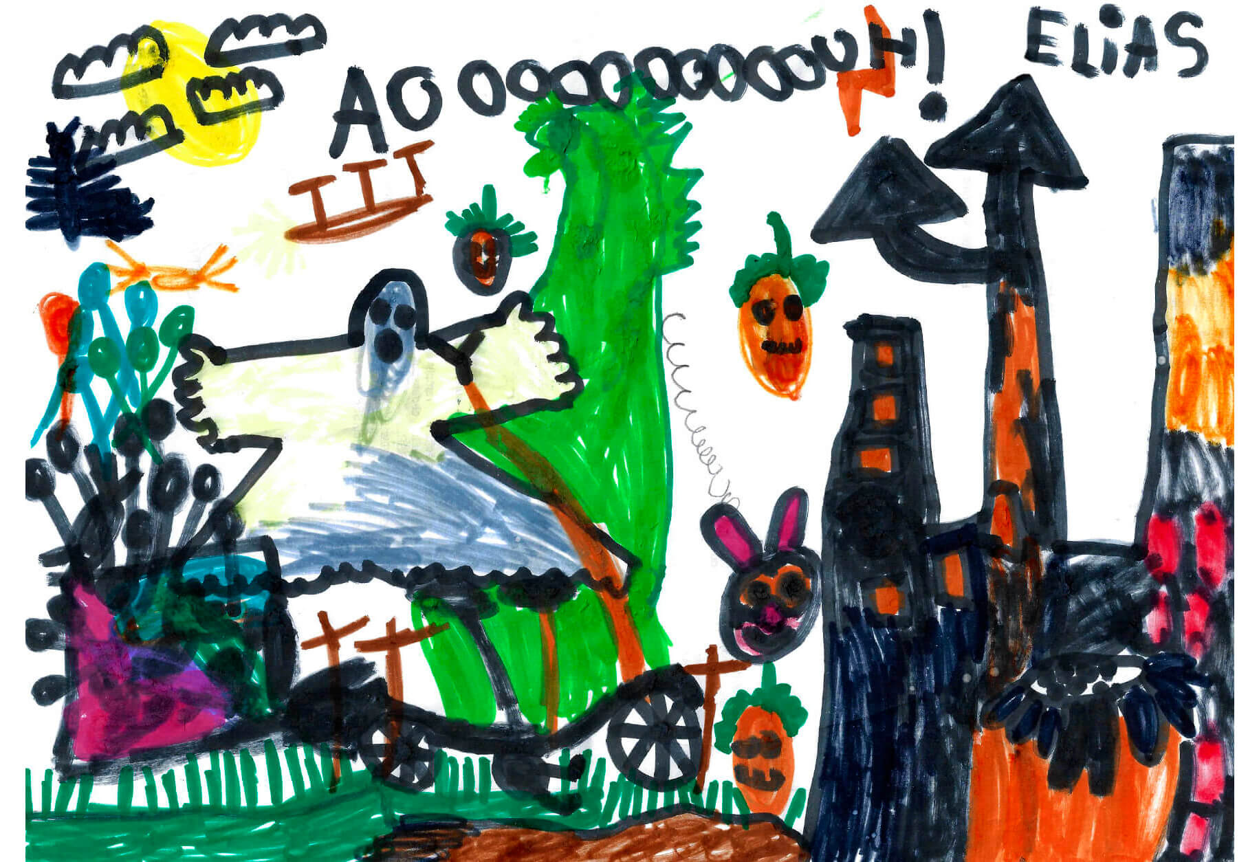 Dessin de Elias, 5 ans