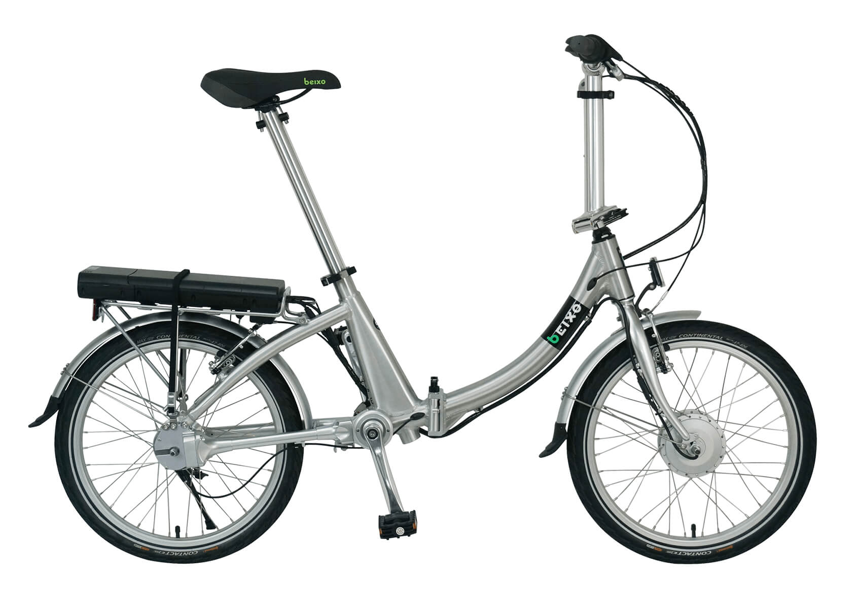 Le vélo pliant Compact Low équipé d'une assistance électrique