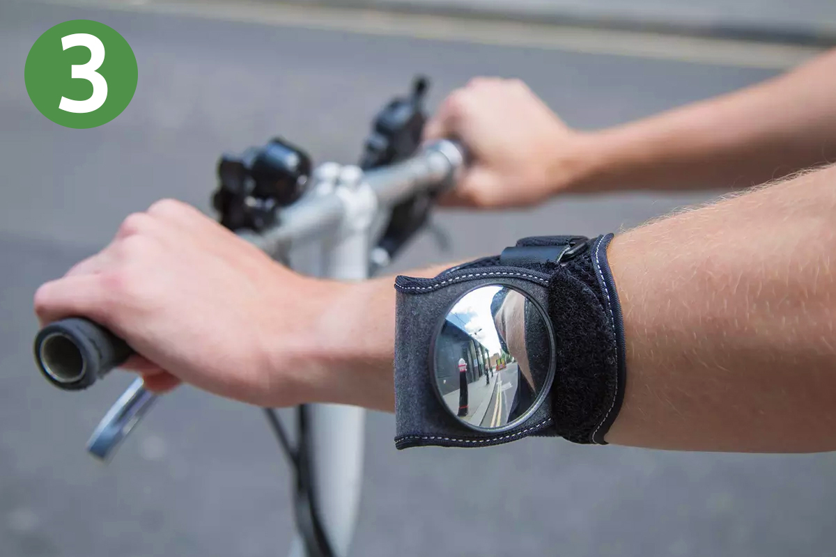 Rétroviseur bracelet pour cycliste