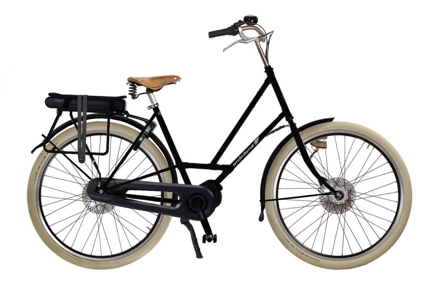 Vélo hollandais City Zen avec moteur pédalier Shimano e-bike systems