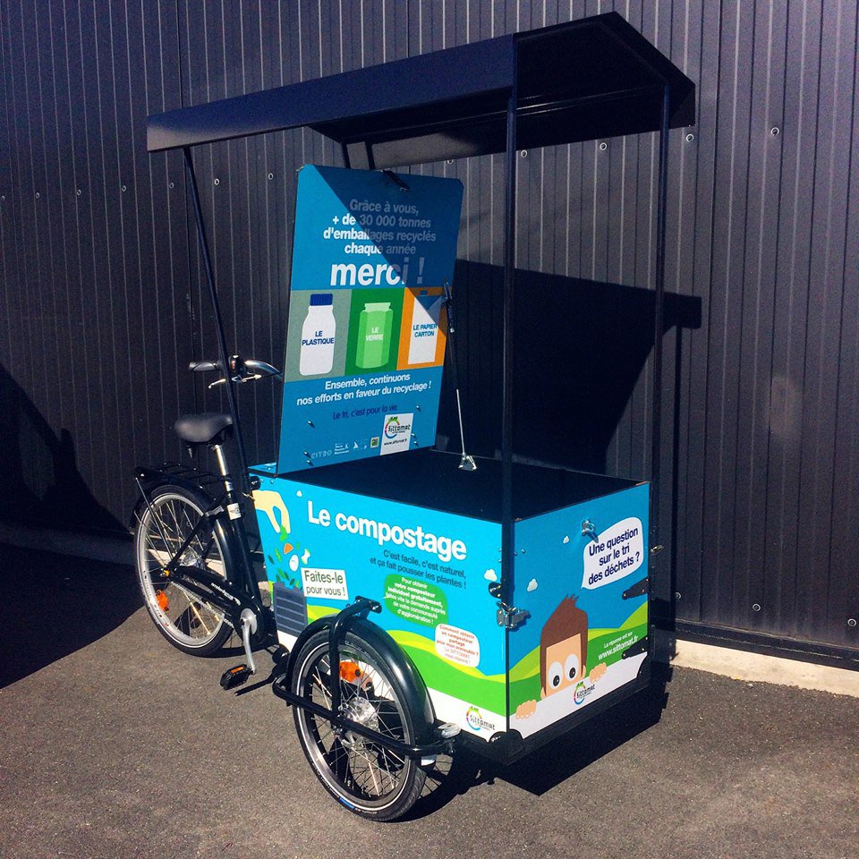 Sittomat - Triporteur personnalisé Amsterdam Air Pro.