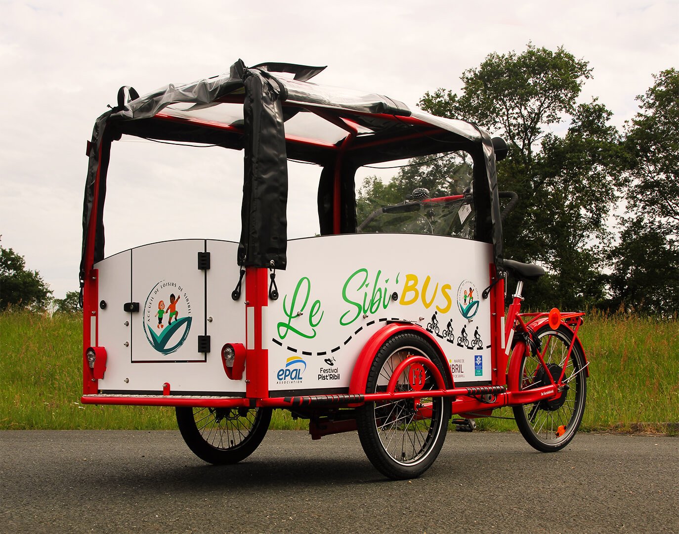Le vélobus de la commune de Sibiril (Finistère)