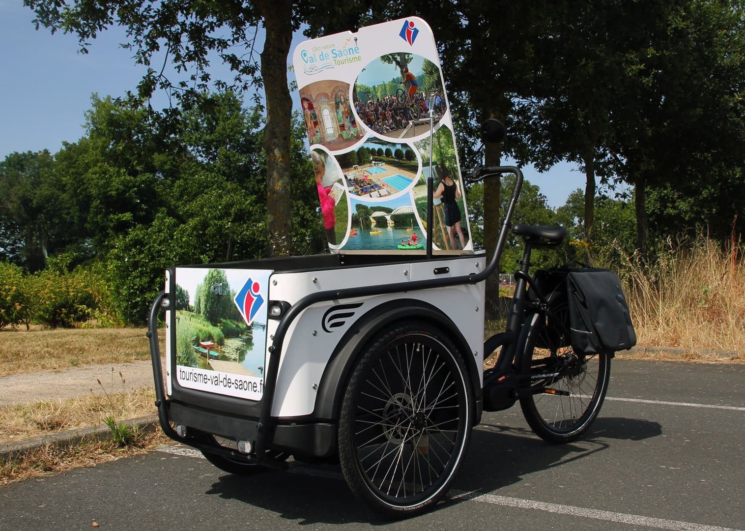 Notre Urban Rider Pro converti en triporteur office de tourisme