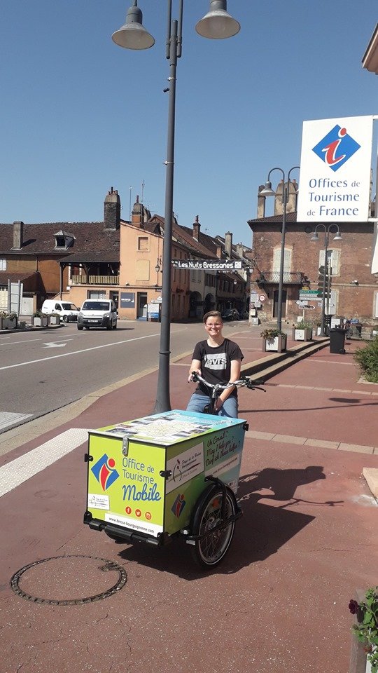 Triporteur électrique Office de tourisme de la Bresse-Bourguignonne