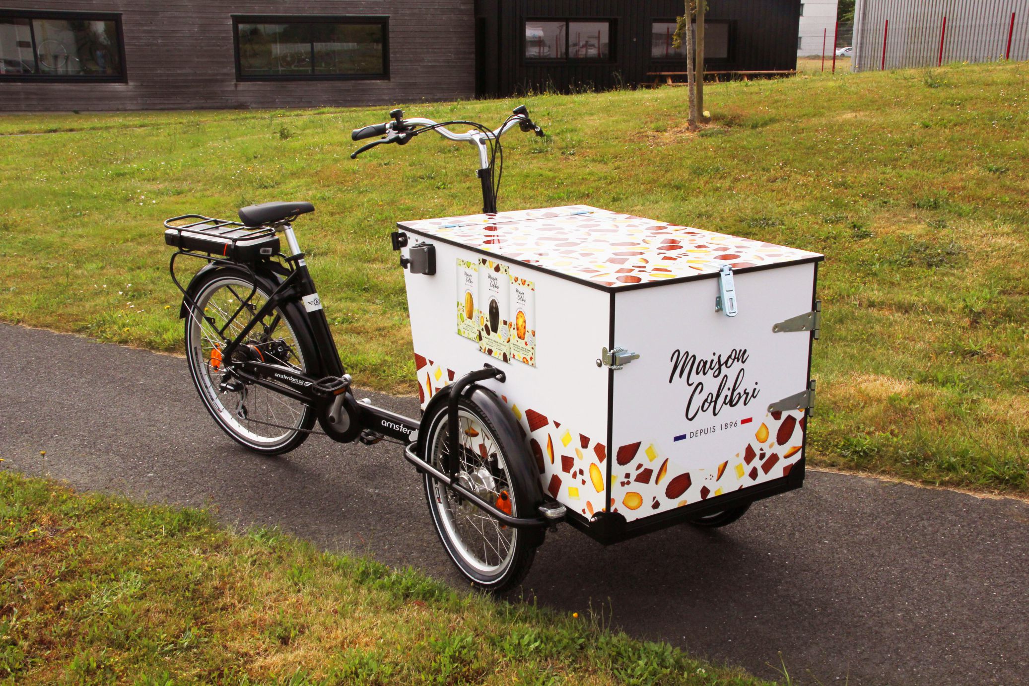 Maison Colibri - Triporteur électrique Publicité.