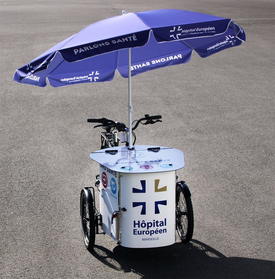 NIHOLA CARGO XL Événementiel aux coulleurs de l'Hôpital Européen de Marseille
