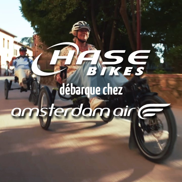 Hase Bikes débarque chez Amsterdam Air